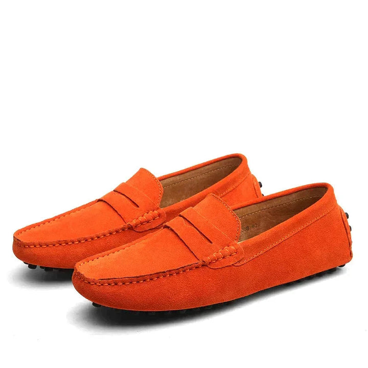 Mäns Italienska Loafers i Klassisk Stil