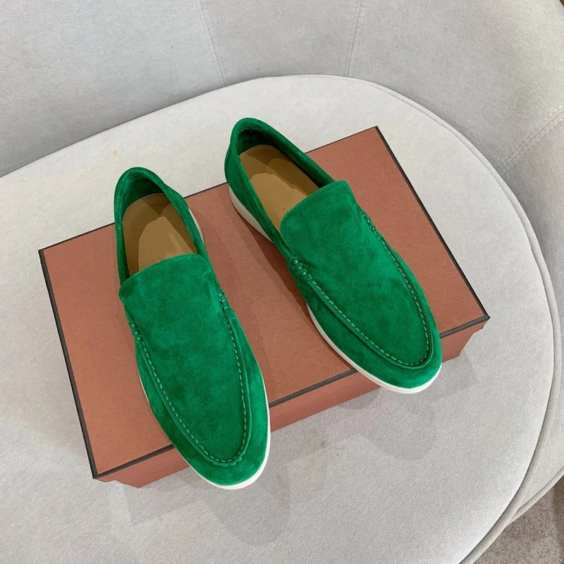 Mäns Loafers med Slip-on Design