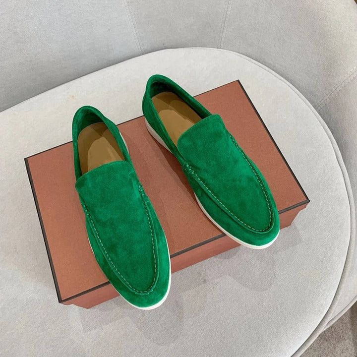 Mäns Loafers med Slip-on Design
