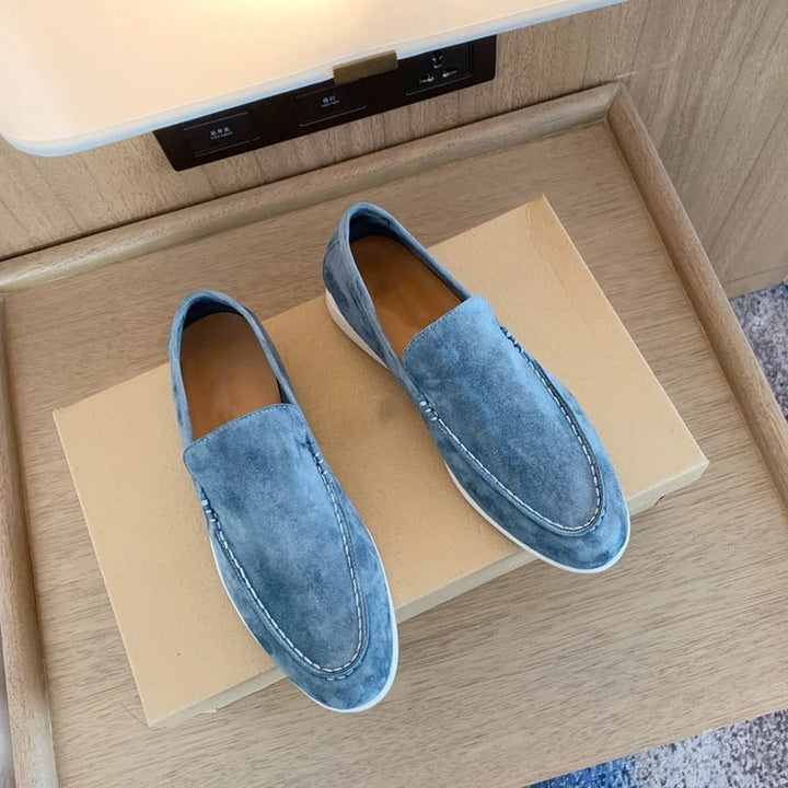 Mäns Loafers med Slip-on Design