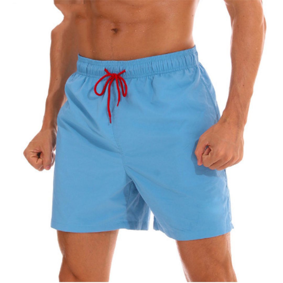 Mäns Snabbtorkande Badshorts med Justerbar Midja