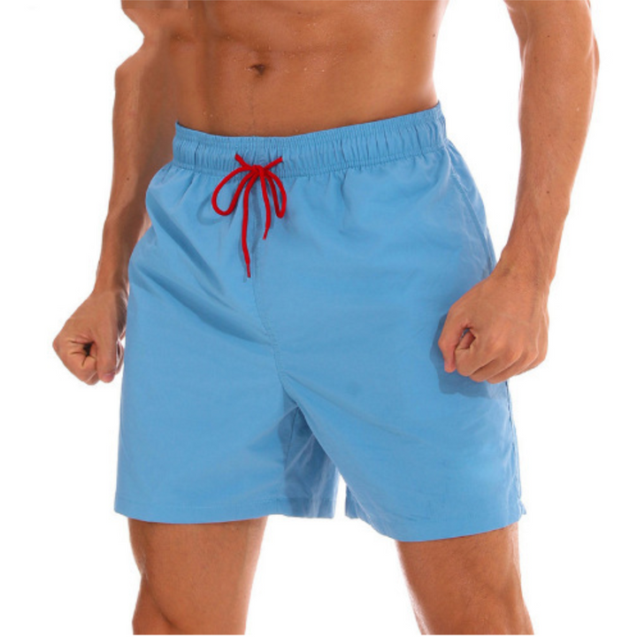 Mäns Snabbtorkande Badshorts med Justerbar Midja