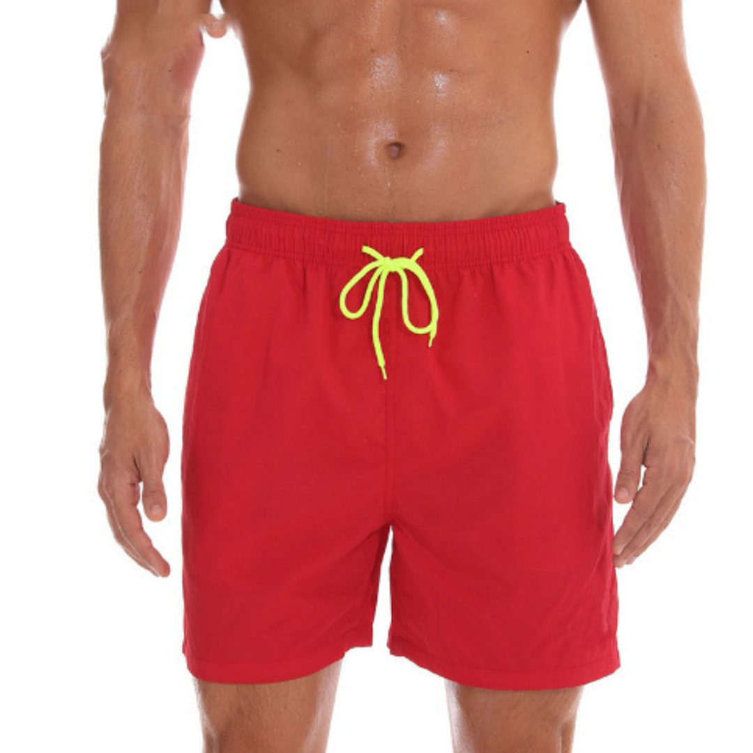 Mäns Snabbtorkande Badshorts med Justerbar Midja