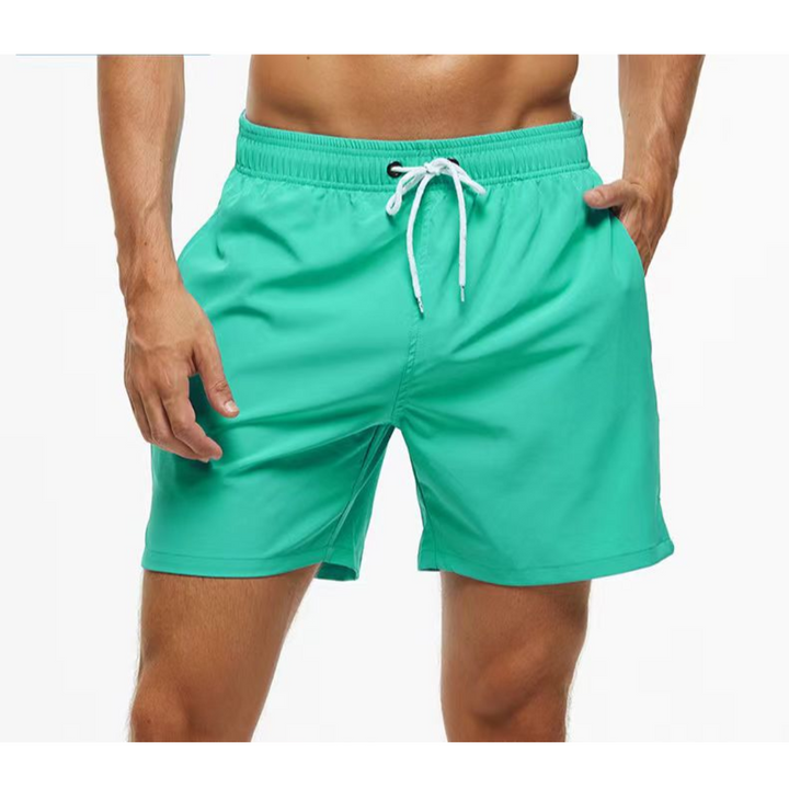 Mäns Snabbtorkande Badshorts med Justerbar Midja