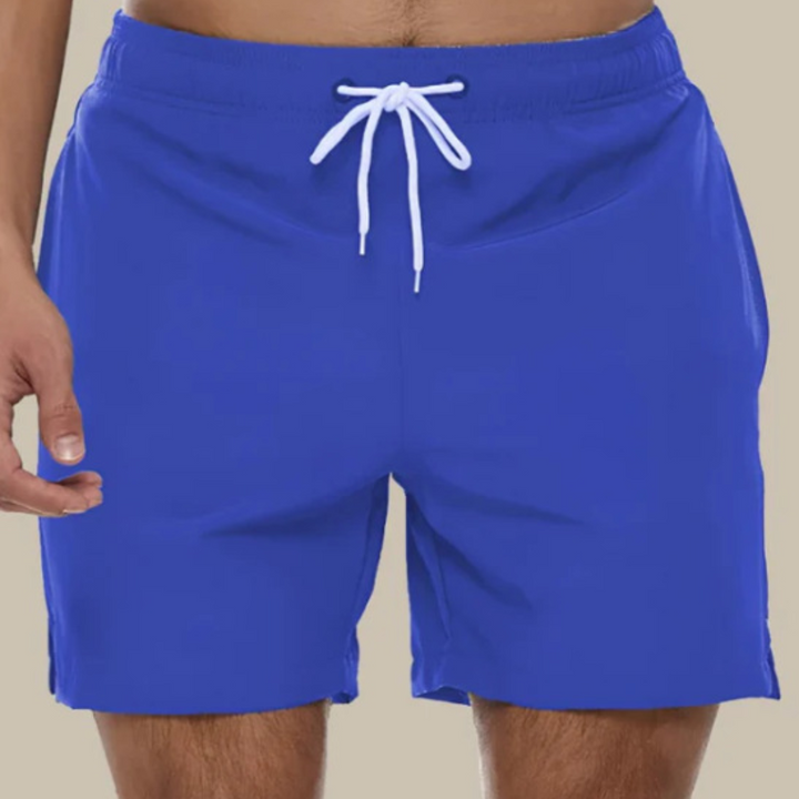 Mäns Snabbtorkande Badshorts med Justerbar Midja