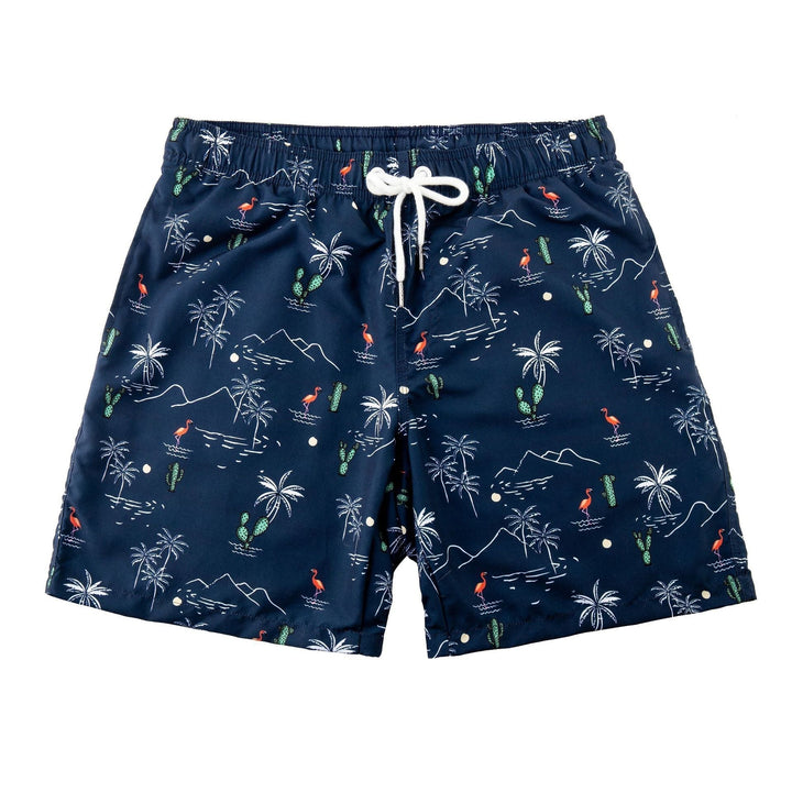 Herrsnabbtorkande Board Shorts med Snörning i Modern Stil