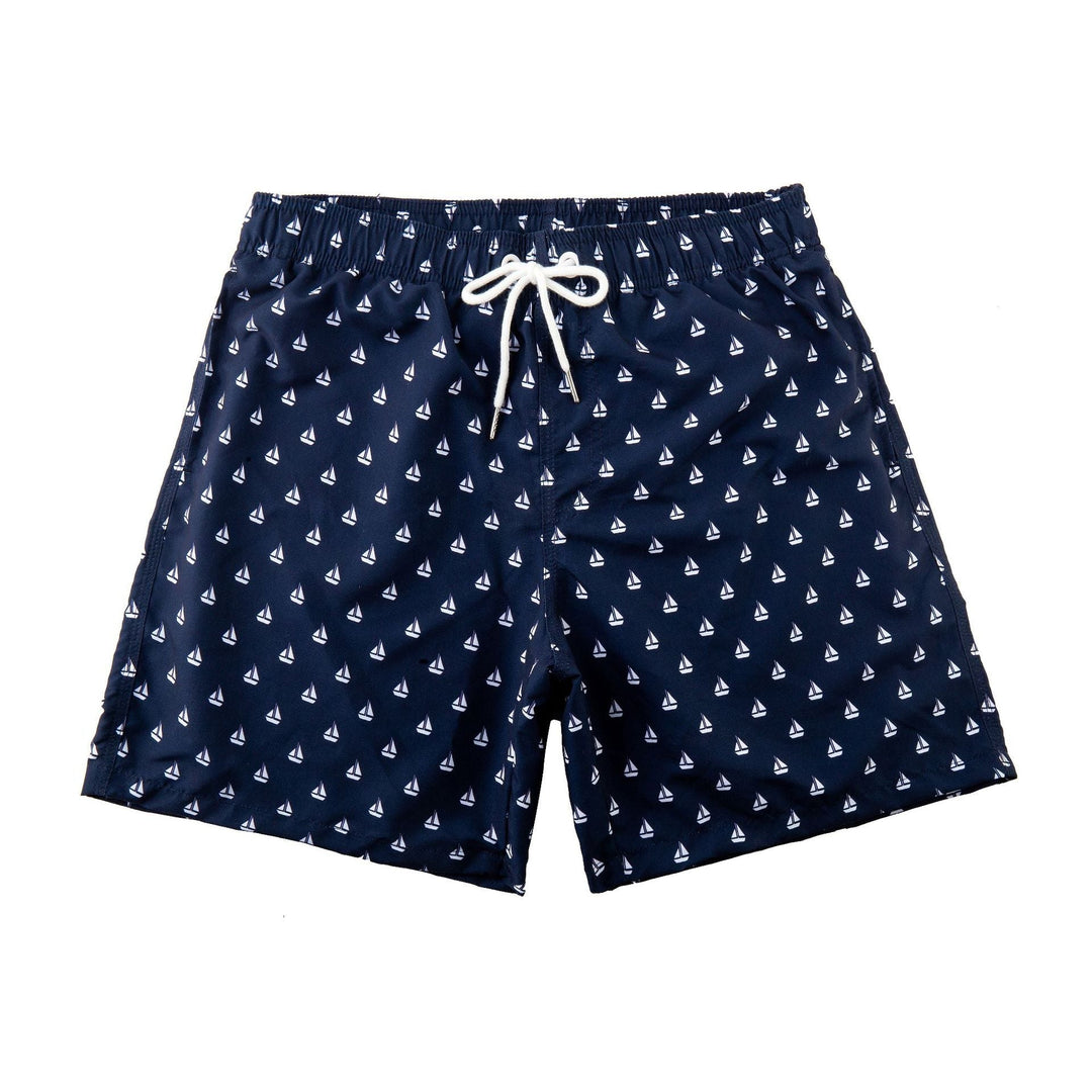 Herrsnabbtorkande Board Shorts med Snörning i Modern Stil