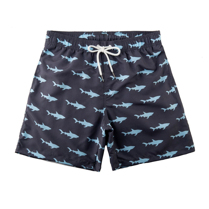 Herrsnabbtorkande Board Shorts med Snörning i Modern Stil