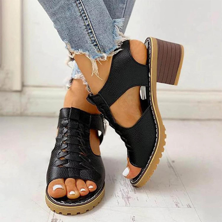 Nora | Sandaler med moderiktig klack
