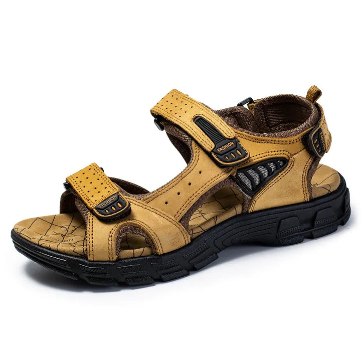 Sandal med öppen tå och kardborreband - Jeffrey