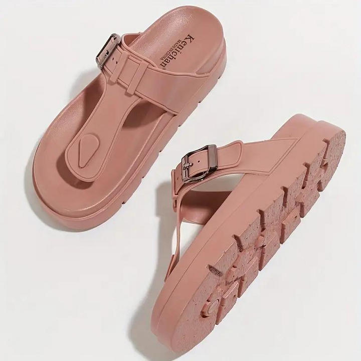 Ortopediska Sandaler, Spänne, Slip On, Flip Flops, Skor För Sommaren