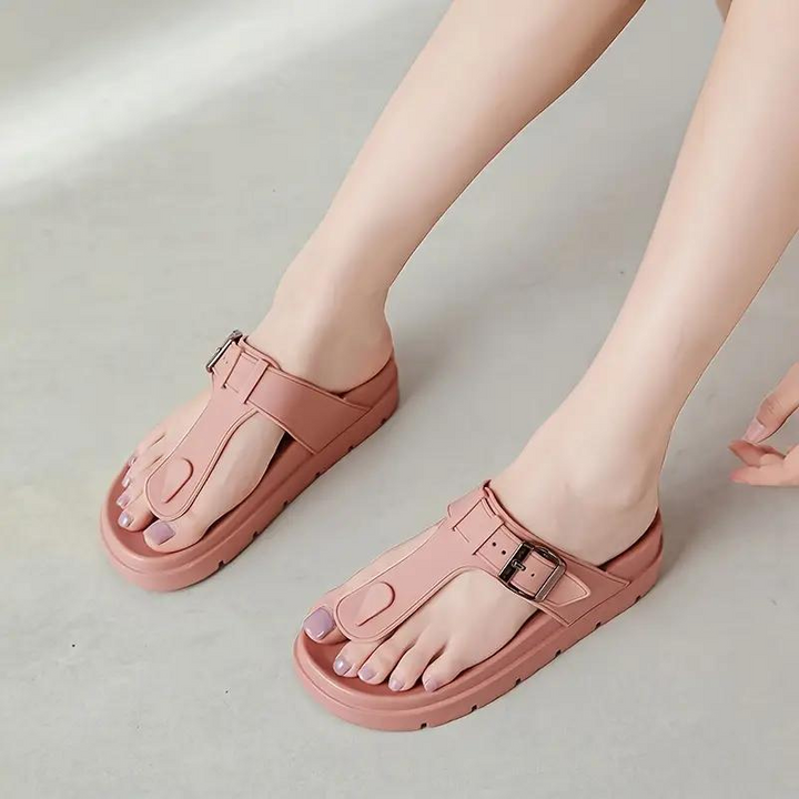 Ortopediska Sandaler, Spänne, Slip On, Flip Flops, Skor För Sommaren
