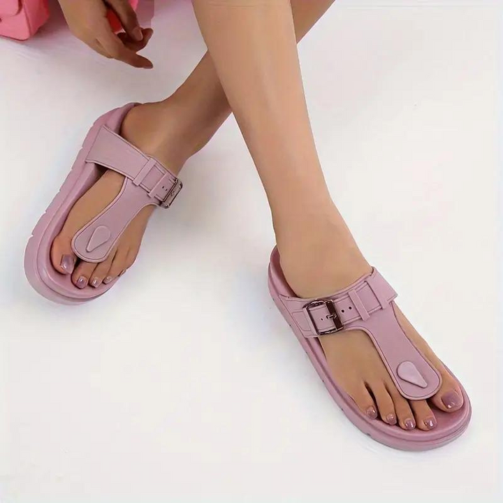 Ortopediska Sandaler, Spänne, Slip On, Flip Flops, Skor För Sommaren