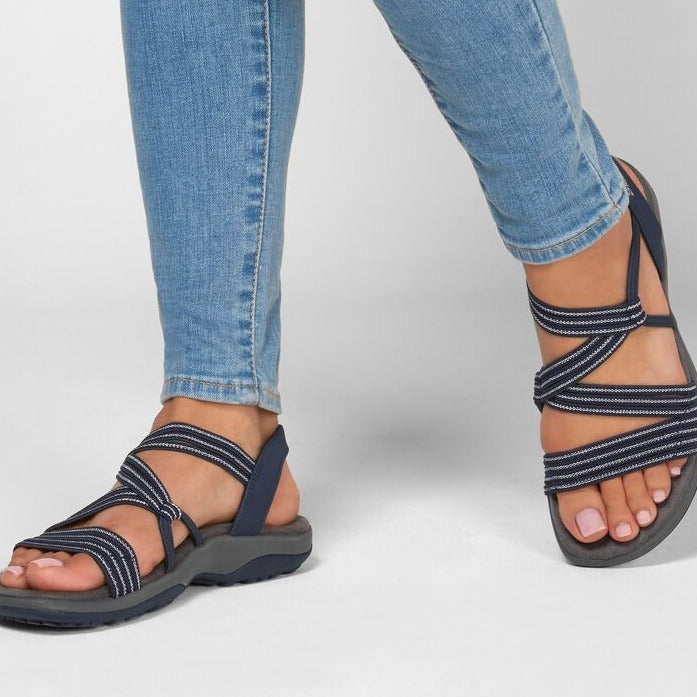 Ortopediska sandaler | Slip-On | Fotvalvssupport | Sportsandaler | Damsandaler