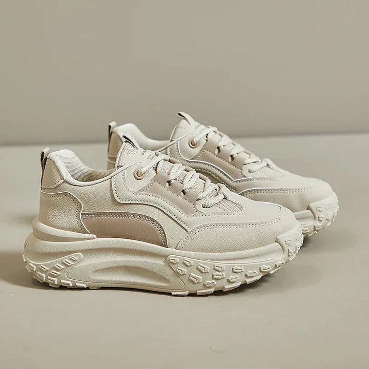 Ortopediska skor - Ergonomiska snörningssneakers med plattform för kvinnor