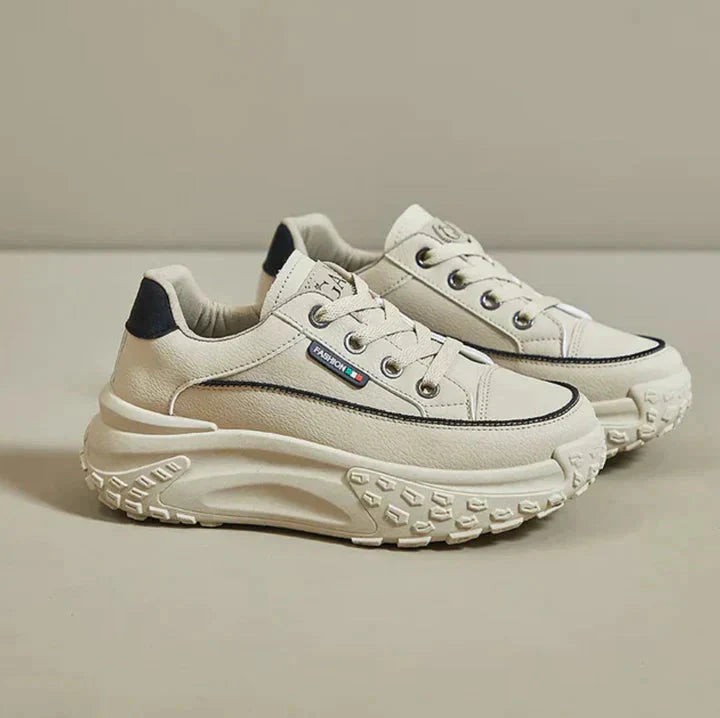 Ortopediska skor - Ergonomiska snörningssneakers med plattform för kvinnor