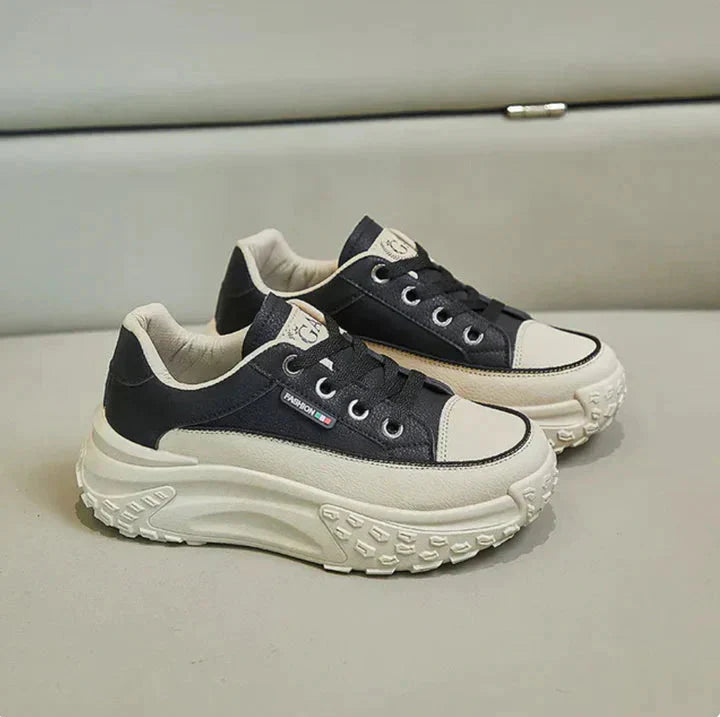 Ortopediska skor - Ergonomiska snörningssneakers med plattform för kvinnor