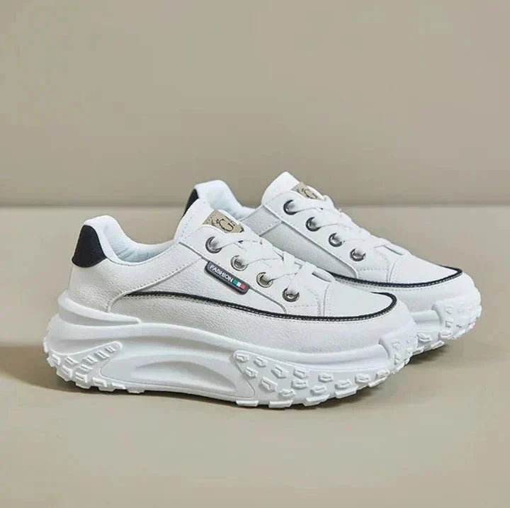 Ortopediska skor - Ergonomiska snörningssneakers med plattform för kvinnor