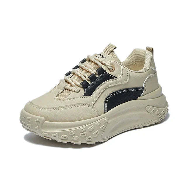 Ortopediska skor - Ergonomiska snörningssneakers med plattform för kvinnor
