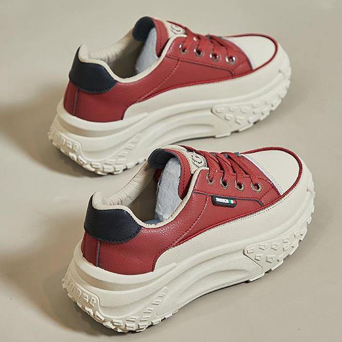 Ortopediska skor - Ergonomiska snörningssneakers med plattform för kvinnor
