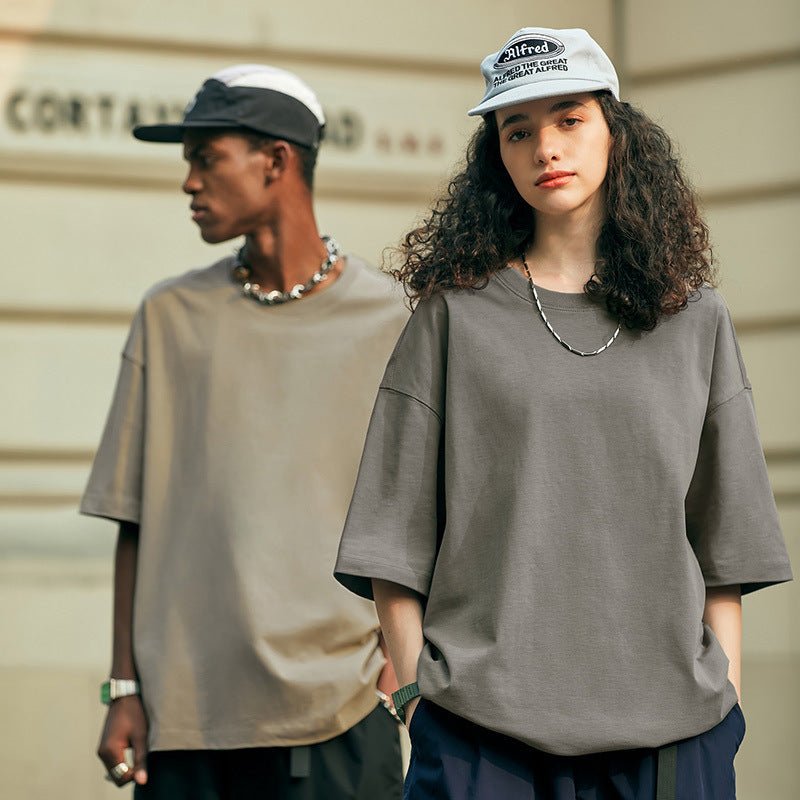 Överdimensionerad T-shirt | Unisex | Lös Passform | T-shirt med rund halsringning | Hip Hop-T-shirts