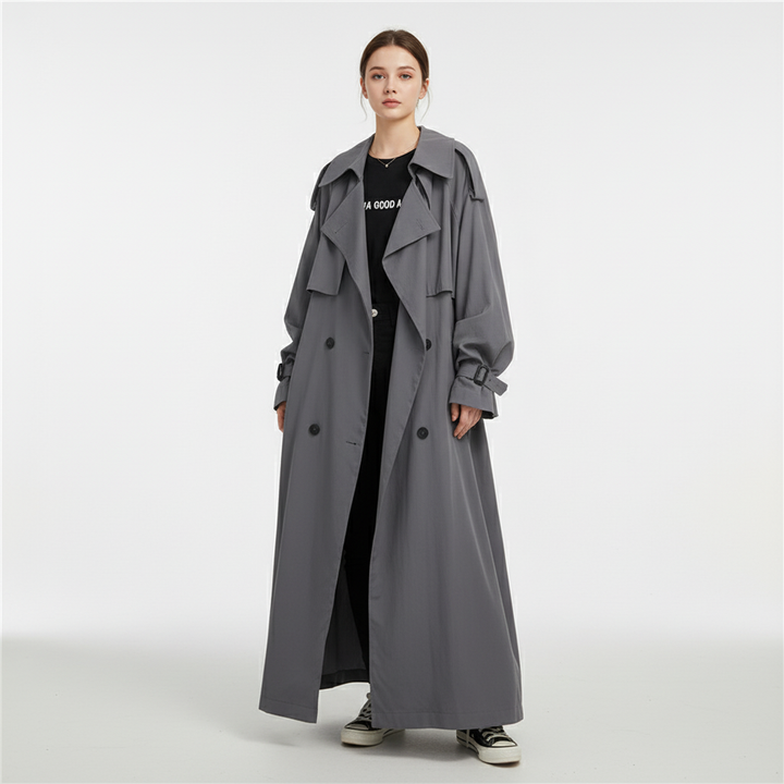 Överdimensionerad Lång Trenchcoat - Scarlett