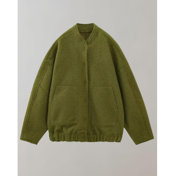 Oversized Bomberjacka | Knappslå | Fickor | Oversized Jacka | Damjacka