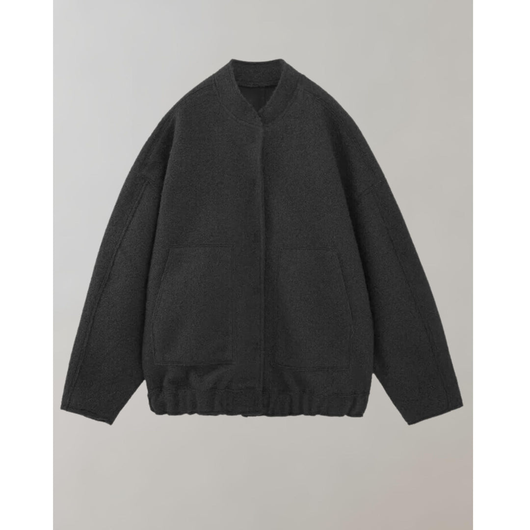 Oversized Bomberjacka | Knappslå | Fickor | Oversized Jacka | Damjacka