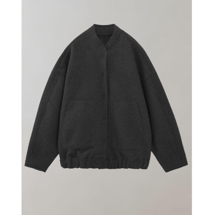 Oversized Bomberjacka | Knappslå | Fickor | Oversized Jacka | Damjacka