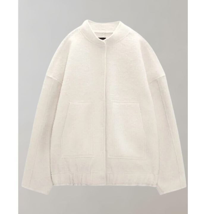 Oversized Bomberjacka | Knappslå | Fickor | Oversized Jacka | Damjacka