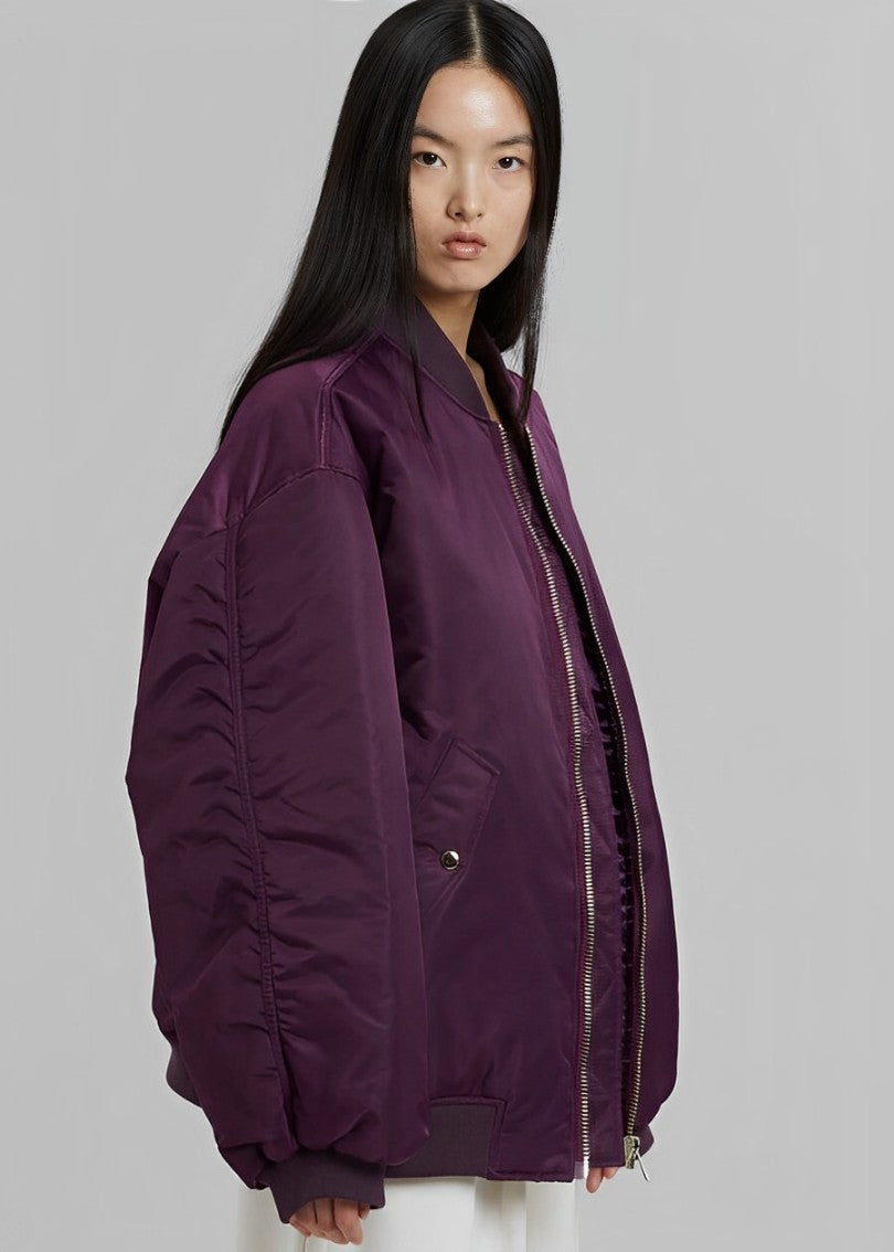 Oversized Jacka - Varm - Vadderad - Vinter Bomberjacka - Damjacka