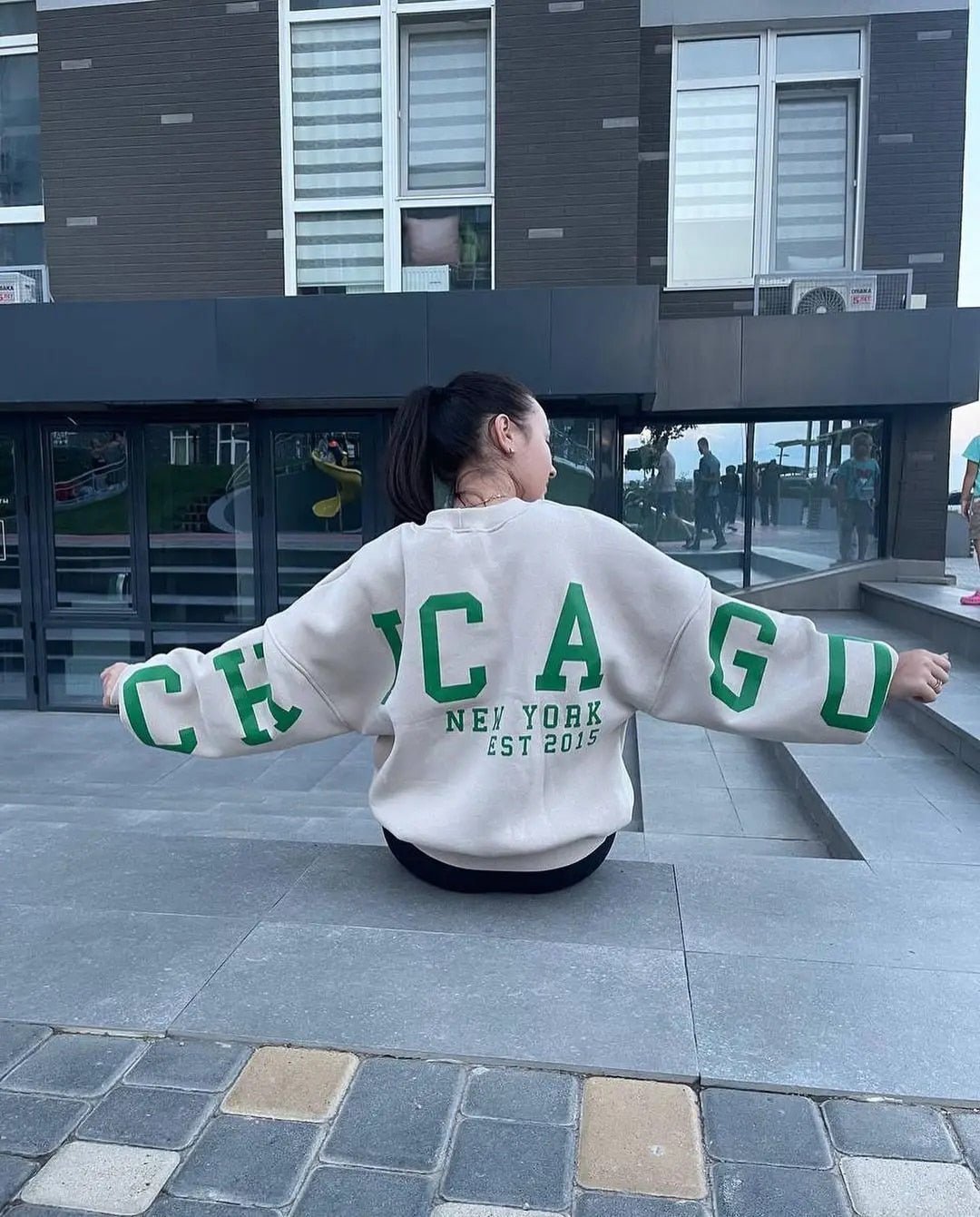Oversized Sweatshirt - Mysig Loose Fit Pullover Sweatshirt för Kvinnor