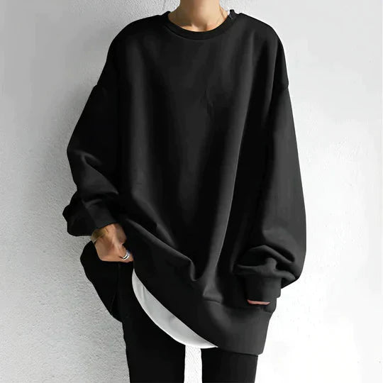 Oversized Sweatshirt - Mysig - Pullover - Baggy Sweatshirt - Damkläder