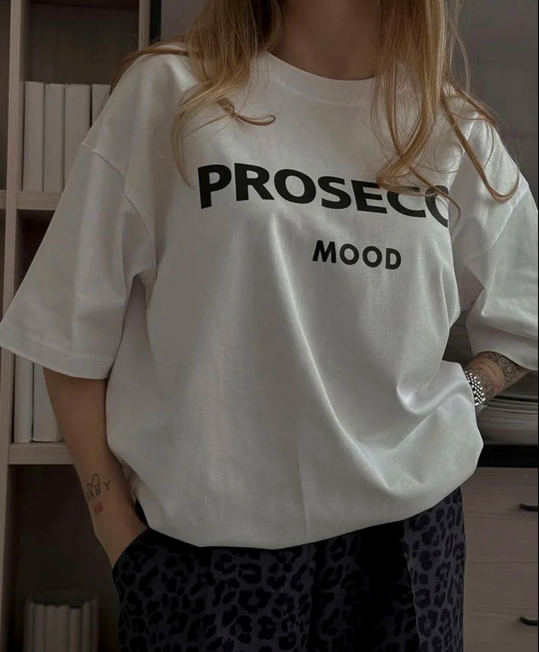 Oversized T-shirt | Rund hals | lös passform | T-shirts för damer | Damkläder