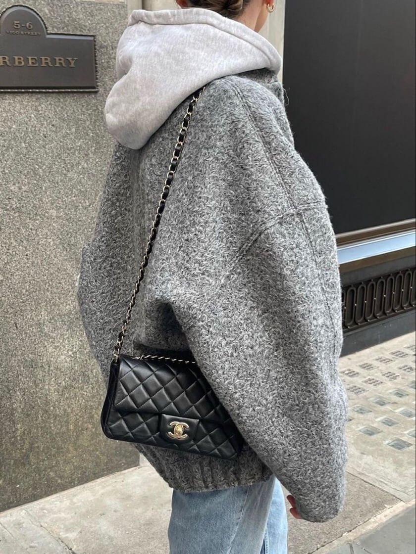 Oversized jacka | Grå | Höst | Bomberjacka | Damjacka