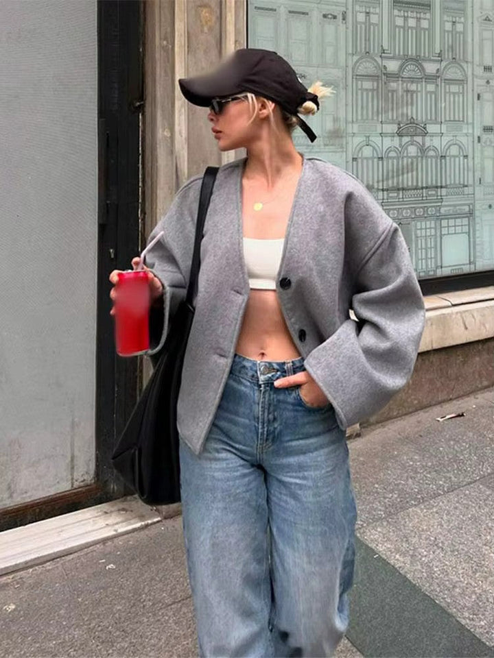 Oversized jacka | Vintage | Loose Fit | Höstjacka | Damjacka