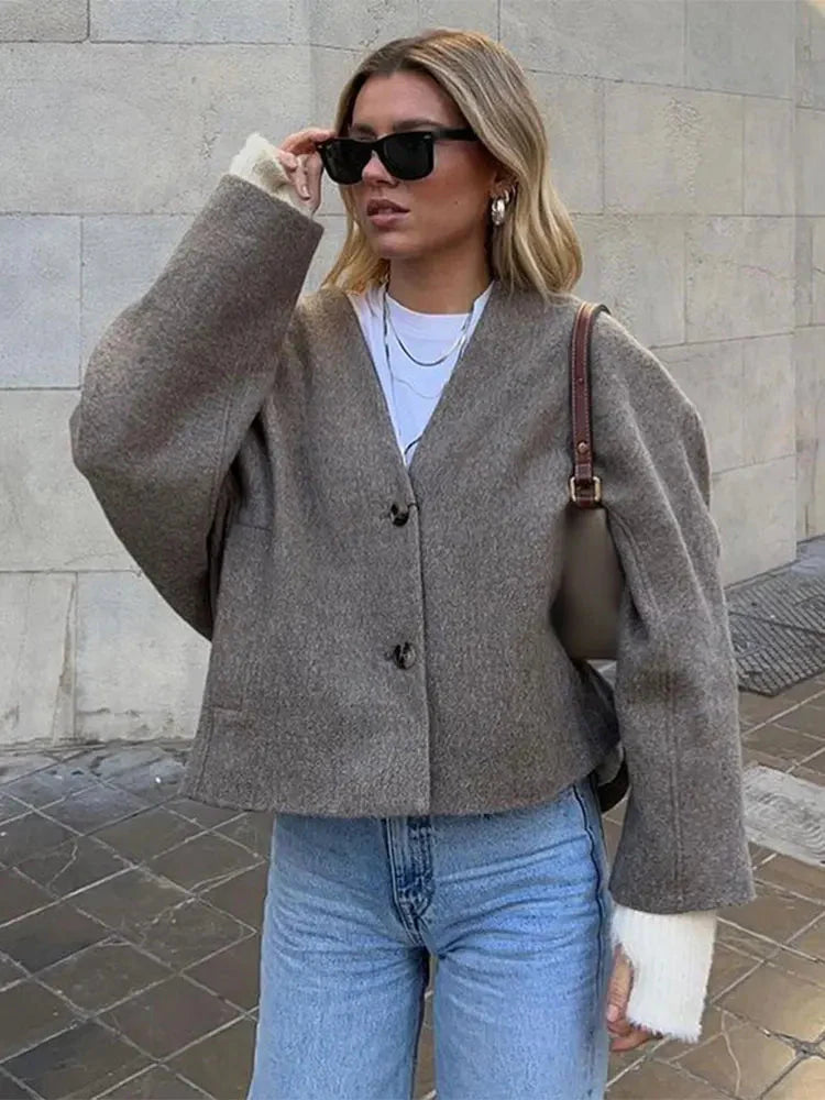 Oversized jacka | Vintage | Loose Fit | Höstjacka | Damjacka