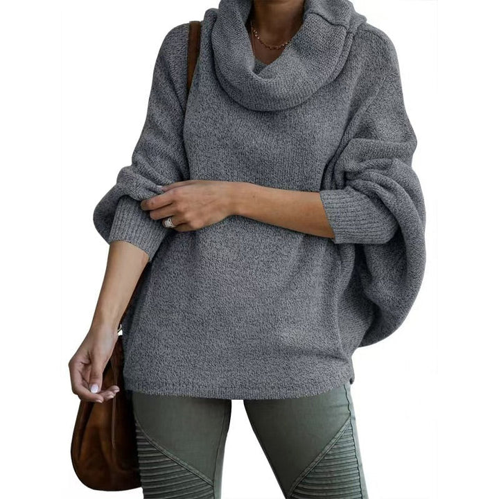 Oversized tröja - Batsleeve - Turtleneck - Oversized pullover - Damstickat