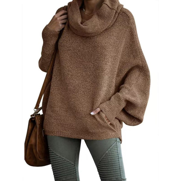 Oversized tröja - Batsleeve - Turtleneck - Oversized pullover - Damstickat