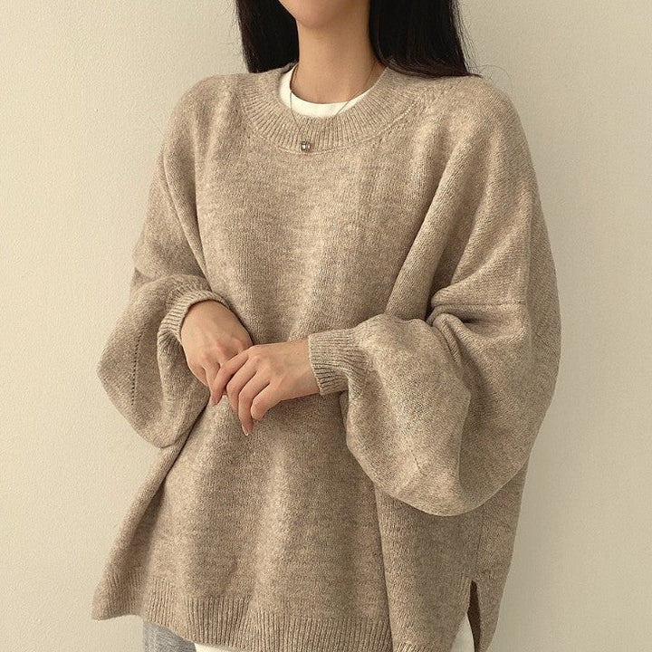 Oversized tröja | Mysig | Ull | Pullovertröja | Vinterkläder för kvinnor