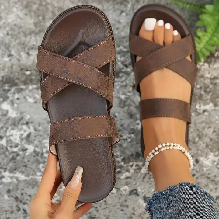 Plattformssandaler, Ortopediska, Slip On, Slides, Sommarskor