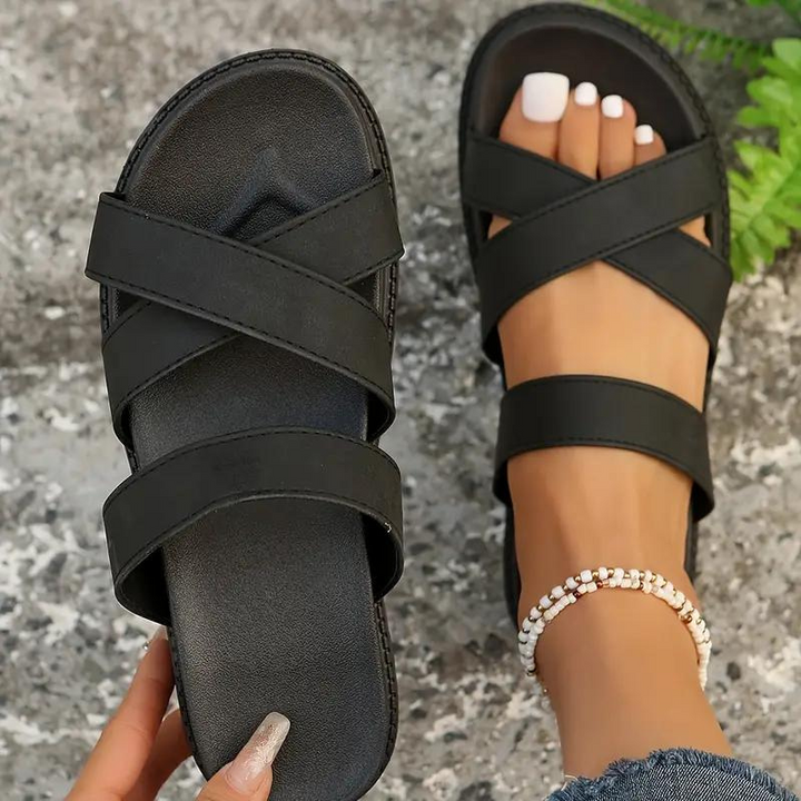 Plattformssandaler, Ortopediska, Slip On, Slides, Sommarskor