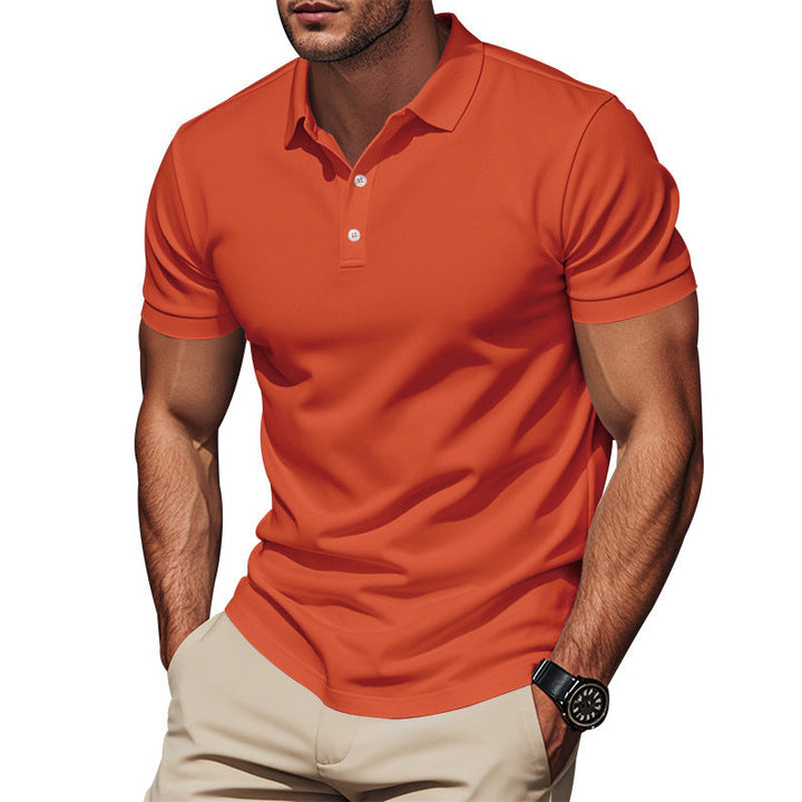 Polotröja | Button-Up | Turn-Down Collar | T-Shirt Polos | Herrskjorta