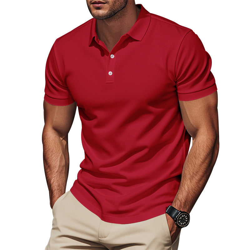 Polotröja | Button-Up | Turn-Down Collar | T-Shirt Polos | Herrskjorta