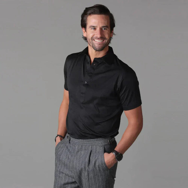 Polotröja | Button-Up | Turn-Down Collar | T-Shirt Polos | Herrskjorta