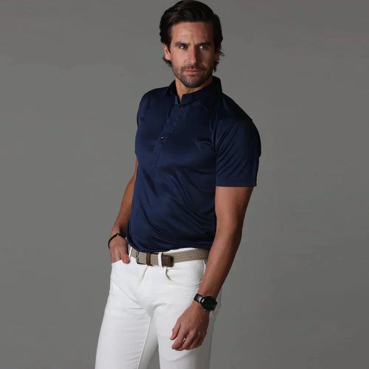 Polotröja | Button-Up | Turn-Down Collar | T-Shirt Polos | Herrskjorta