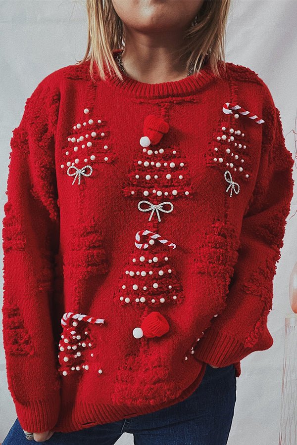 Pom-Pom-tröja Med Julmotiv