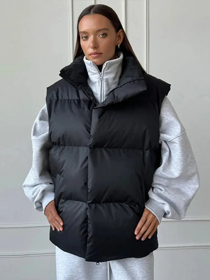 Puffer Coat | Varm | Huva | Dunjacka | Vinterjacka för kvinnor