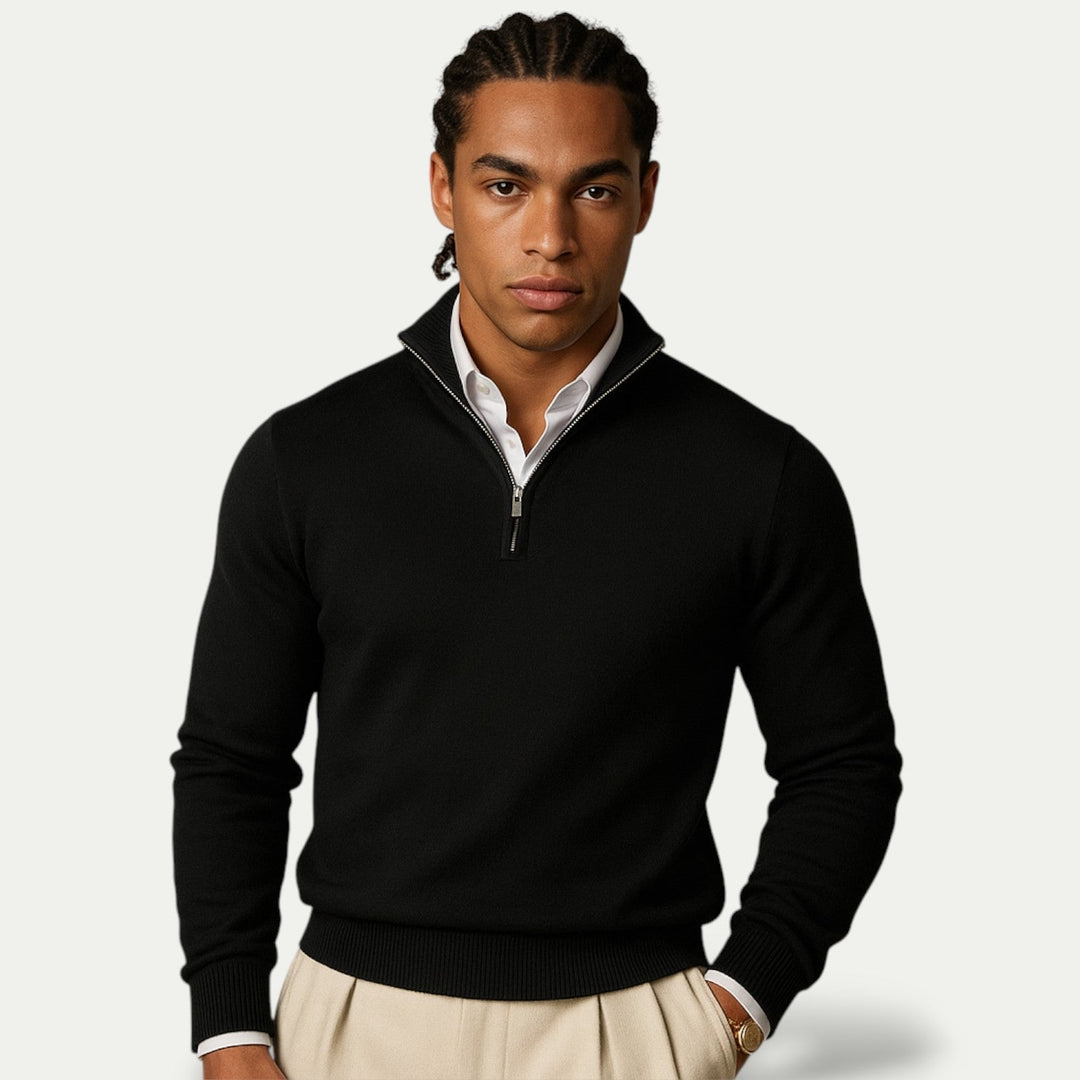 Tröja med halvdragkedja - Sami