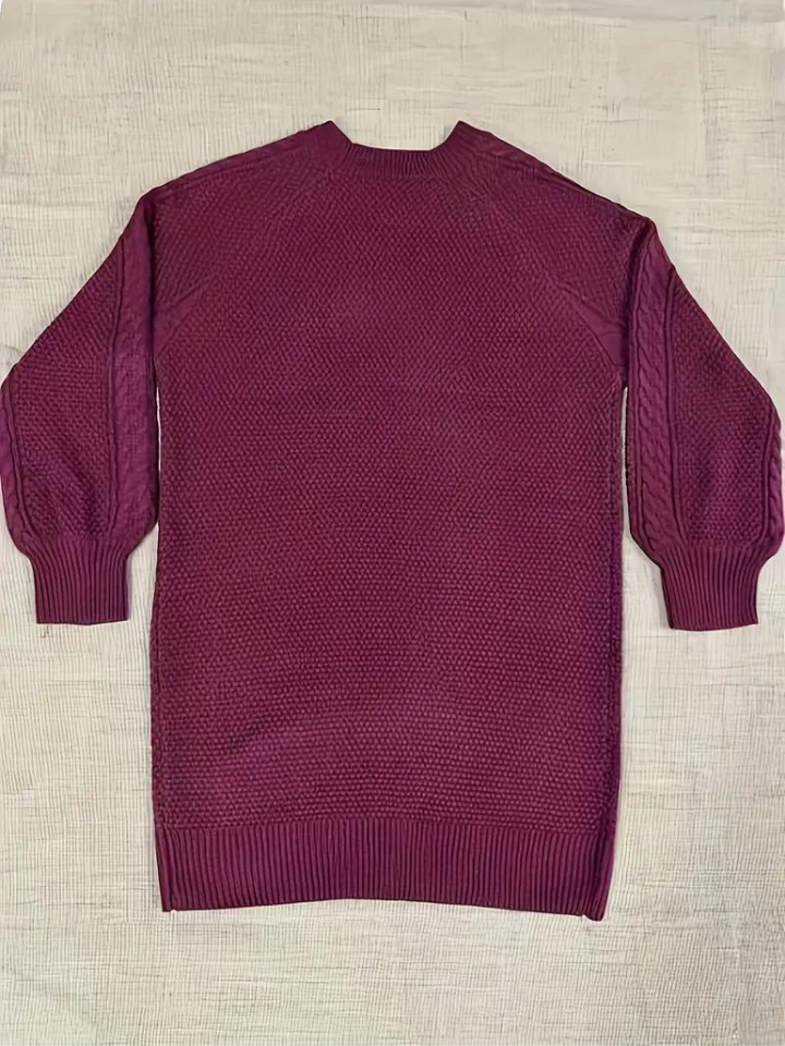 Ramona stickad klänning | Oversized sweaterklänning för höst och vinter